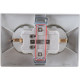 Розетка с/у 2x2P+E 16A, IP20, SmartBuy Венера [SBE-01b-16-S2-Z-c] черный керамика