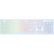Клавиатура SmartBuy 305, с подсветкой, белая, USB [SBK-305U-W]