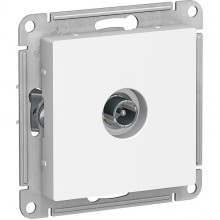 Розетка с/у TV оконечная, IP20, 1DB, Schneider Electric ATLASDESIGN [ATN000191] белый