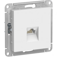 Розетка с/у компьютерная 1xRJ45, IP20, Schneider Electric ATLASDESIGN [ATN000183] белый [10]