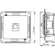 Розетка с/у компьютерная 1xRJ45, IP20, Schneider Electric ATLASDESIGN [ATN000183] белый [10]