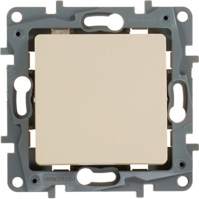 Выключатель с/у 1-кл 10A, IP20, Legrand Etika [672301] сл. кость