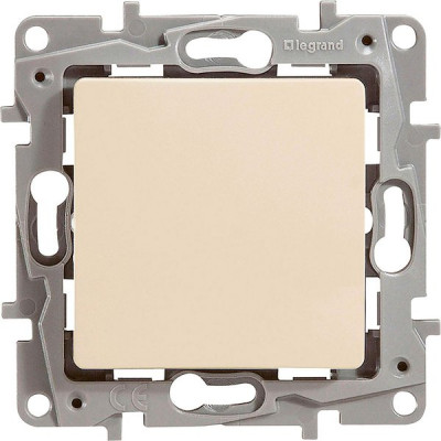 Переключатель с/у 1-кл 10A, IP20, Legrand Etika [672305] сл. кость