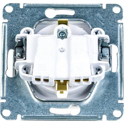 Розетка с/у 2P+E 16A, IP20, Schneider Electric Glossa [GSL000143] белый [20/160]