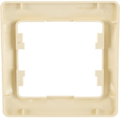 Рамка 1п, IP20, Schneider Electric Glossa [GSL000201] бежевый