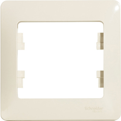Рамка 1п, IP20, Schneider Electric Glossa [GSL000201] бежевый