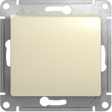 Выключатель с/у 1-кл 10А, IP20, Schneider Electric Glossa [GSL000211] бежевый