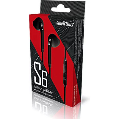 Гарнитура SmartBuy S6, черная [SBH-201K]