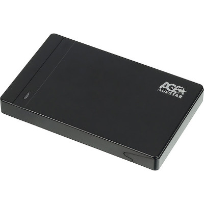 Бокс HDD 2.5'' AgeStar 3UB2P3, USB 3.0 - SATA пластик чёрный