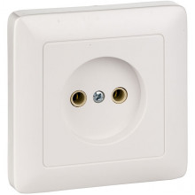 Розетка с/у 2P 10A, Schneider Electric Хит [RS10-132-B] белый