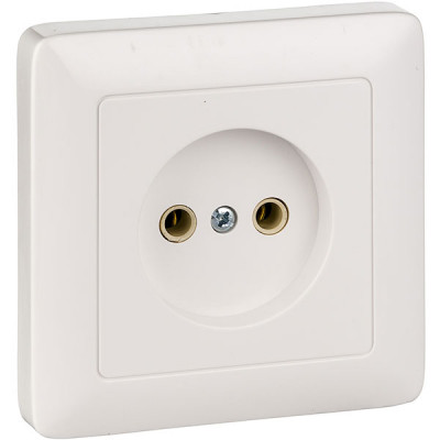 Розетка с/у 2P 10A, Schneider Electric Хит [RS10-132-B] белый