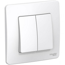 Выключатель с/у 2-кл 10А, монт. пл., Schneider Electric Blanca [BLNVS010501][10] белый