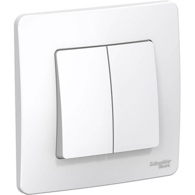 Выключатель с/у 2-кл 10А, монт. пл., Schneider Electric Blanca [BLNVS010501][10] белый