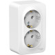 Розетка о/у 2x2P+E 16А, Schneider Electric Blanca [BLNRA010201] белый [8/48]