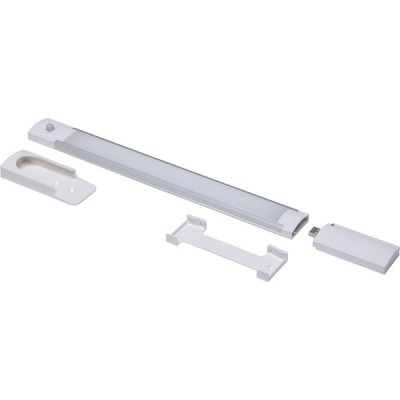 Светильник линейный LED  2.5W, USB 900mAh, 400*37, датчик движ. и освещ, TDM [SQ0329-3603]