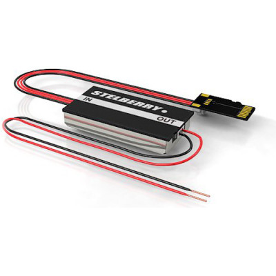 Блок питания для микрофонов STELBERRY MX-200, питание от IP камер через разъем microSD, металл