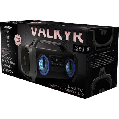 Колонка SmartBuy VALKYR, BT, MP3-плеер, FM-радио, 22 Вт [SBS-115]