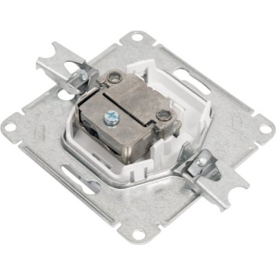Розетка с/у TV одиночная, IP20, 1дБ, Schneider Electric Glossa [GSL000391] алюминий