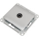Розетка с/у TV одиночная, IP20, 1дБ, Schneider Electric Glossa [GSL000391] алюминий