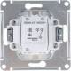 Переключатель с/у 1-кл 10А, IP20, Schneider Electric Glossa [GSL000361] алюминий
