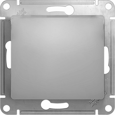 Переключатель с/у 1-кл 10А, IP20, Schneider Electric Glossa [GSL000361] алюминий