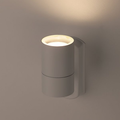 Светильник фасадный 1xGU10*35W, IP54, 160*60*92, ЭРА [WL27 WH] белый