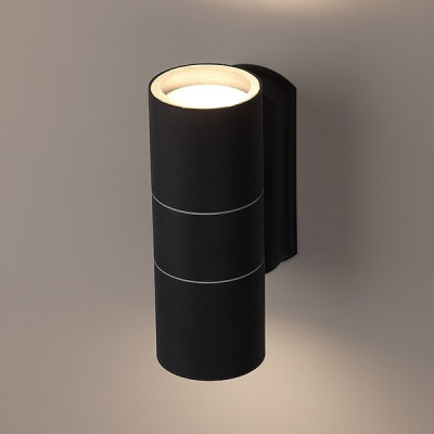 Светильник фасадный 2xGU10*35W, IP54, 160*60*92, ЭРА [WL28 BK] черный