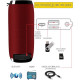Колонка Jet.A, BT, MP3 microSD, AUX, USB, 10W, 1200mAh, красная [PBS-80 Red]