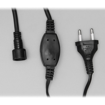 Шнур питания для гирлянд Занавес до 8000 LED, 220V, Н.Т. 2W, для мульти, фикс, мерцание [1080324]