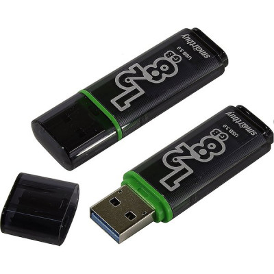 Накопитель USB Flash 128Gb SmartBuy, Glossy Dark Grey USB 3.0