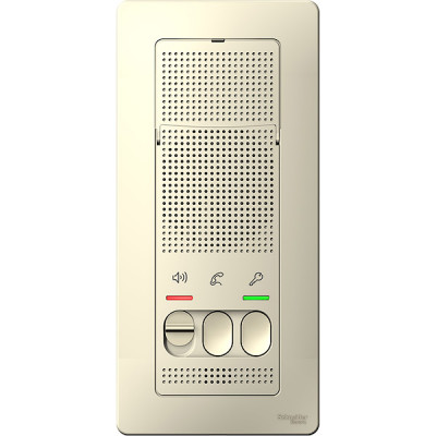 Устройство переговорное (домофон) с/у, 4.5В, Schneider Electric BLANCA [BLNDA000012] молочный