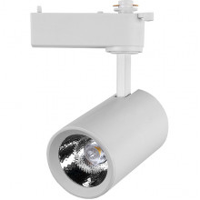 Светильник трековый 1ф LED 10W, 4000K, 850Лм, d65*105*145, 1xCOB 24°, GENERAL [GTR-10-1-IP20] белый