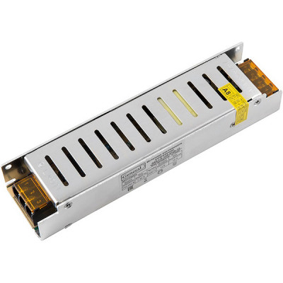 Блок питания 12V 120W, IP20, металл решетка узкий, GENERAL [GDLI-S-120-IP20-12]
