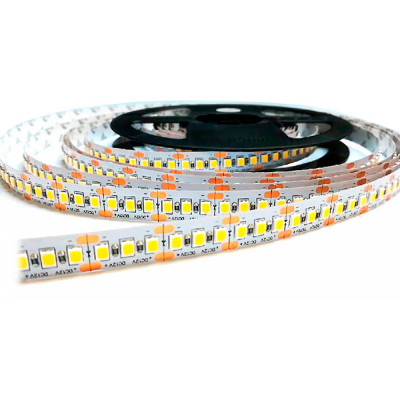 Лента LED 12В IP20 SMD2835 180/м, б/хол, 14.4Вт/м, 6500K, 16Лм/чип, 5м/ц.1м, GL [501440]