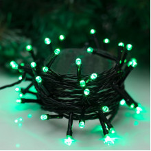 Гирлянда Нить  5м, темная, LED-50-220V, 8 режимов, ЗЕЛЕНЫЙ [3556769]