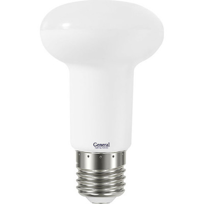 Лампа LED E27/R63 рефлектор,  8W, 4500K, 650Лм, GL [GLDEN-R63-8-230-E27-4500]