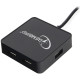 Концентратор USB 2.0 GEMBIRD UHB-242, 4 порта, черный