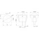 Выключатель клавишный круглый 250В 3А 2c ON-OFF черный Micro, REXANT [36-2510]