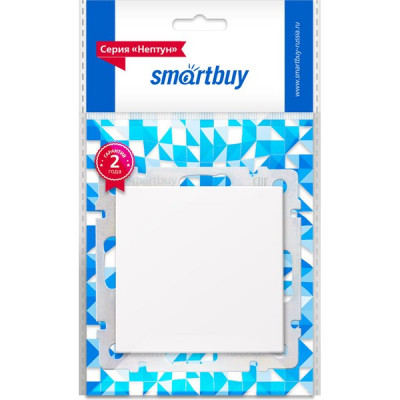 Выключатель с/у 1-кл 10А, Smartbuy Нептун [SBE-05w-10-SW1-0] белый