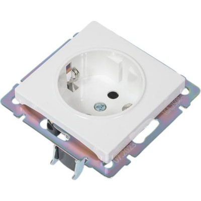 Розетка с/у 2P+E 16A, SmartBuy Нептун [SBE-05w-16-S1-Z] белый
