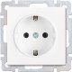 Розетка с/у 2P+E 16A, SmartBuy Нептун [SBE-05w-16-S1-Z] белый