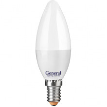 Лампа LED E14/C37 свеча, 12W, 6500K, 970Лм, GL [GLDEN-CF-12-230-E14-6500]