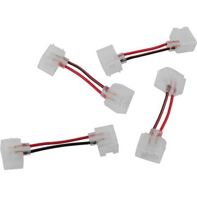 Коннектор для гибкого неона 12В 6*12 SMD3528/SMD5050 2-сторонний 7,5 см, GL [GSC12-SCS-IP20-NL]