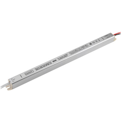 Блок питания 12V  48W, IP20, металл сверхтонкий длинный, GL [GDLI-SS-48-IP20-12]