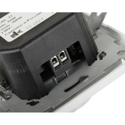 Светорегулятор (диммер) поворотный с/у, 300Вт, IP20, Schneider Electric Glossa [GSL000134] белый