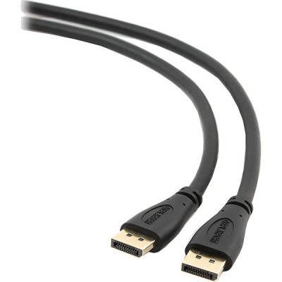Кабель DisplayPort (M)-DisplayPort (M)  1.0м, экран, черный, Cablexpert [CC-DP-1M]