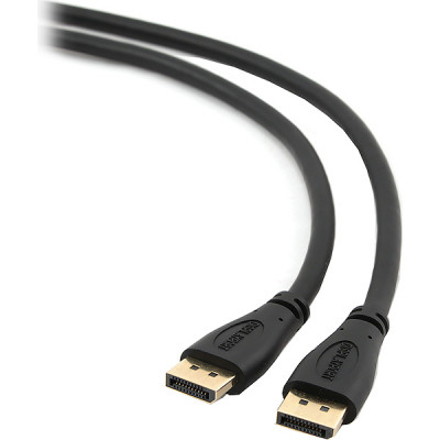 Кабель DisplayPort (M)-DisplayPort (M) 1.8м, экран, черный, Cablexpert [CC-DP-6]