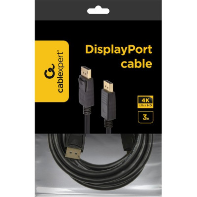 Кабель DisplayPort (M)-DisplayPort (M) 3.0м, экран, черный, Cablexpert [CC-DP-10]