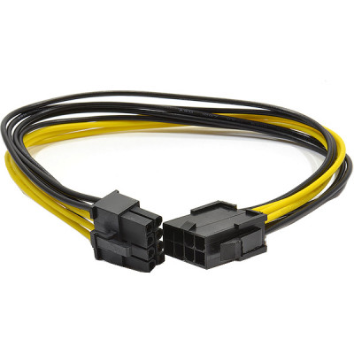 Кабель питания удлинитель PCI-E 6+2pin M/PCI-E 6+2pin F, 30см, Cablexpert [CC-PSU-84]