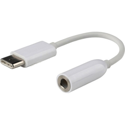 Переходник USB Type-C - Jack3.5(F), Cablexpert [CCA-UC3.5F-01-W] белый